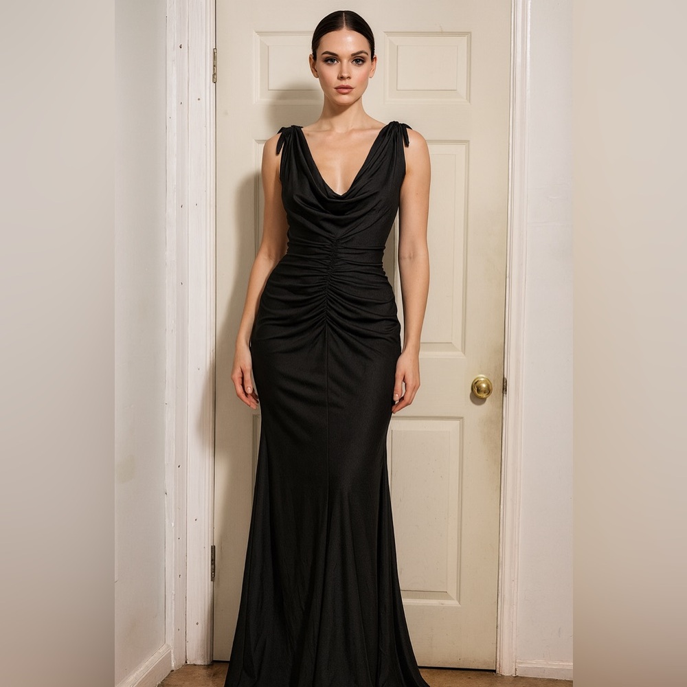 ECI Black Maxi Dress